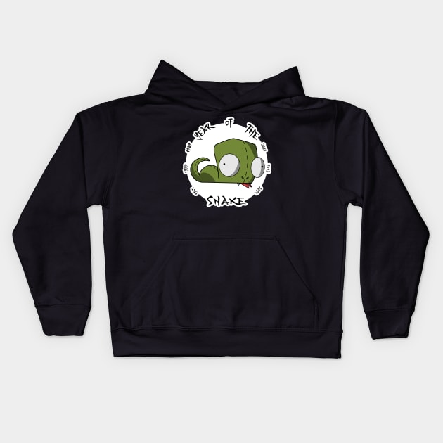 Gir, Year of the Snake Kids Hoodie by Kitsuology